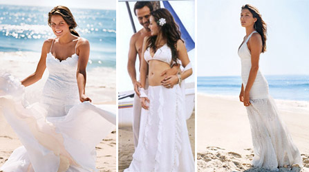 beach style wedding dresses